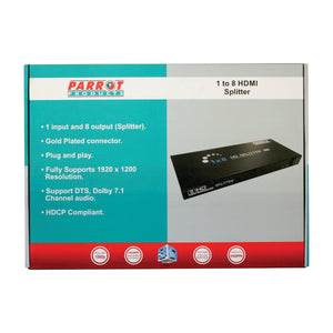 Adaptor - 1 To 8 HDMI Splitter