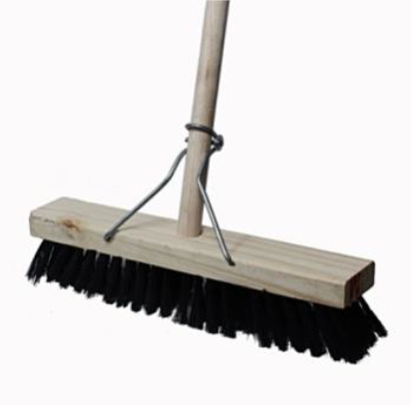 Platform Broom soft - Black Bristle