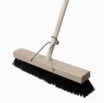 Platform Broom soft - Black Bristle