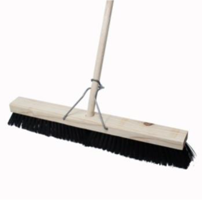 Platform Broom soft - Black Bristle