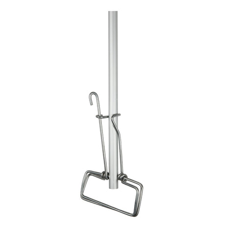 Fan Mop Holder Spring Clip + Alum. Handle